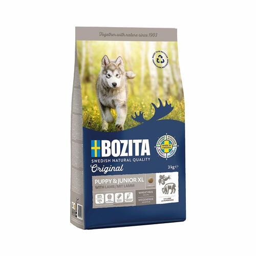 Foder Bozita Original Puppy & Junior XL Lamb Lam 3 Kg