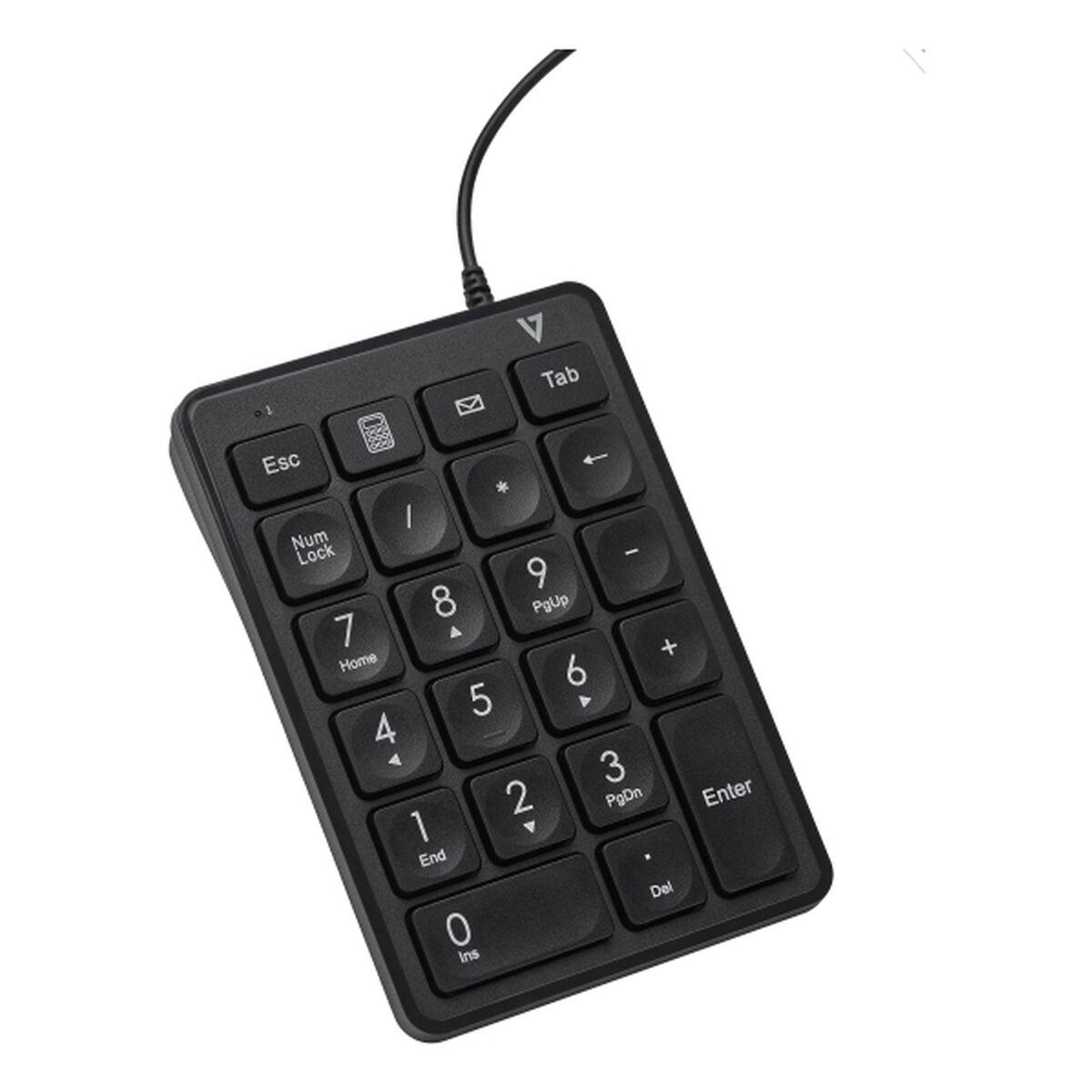 Numerisk Tastatur V7 Kp350 Sort