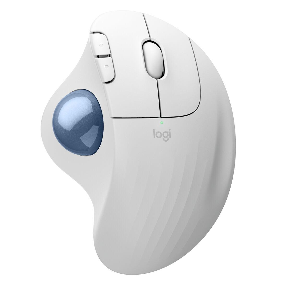 Computer mus Logitech M575S trackball - hvid