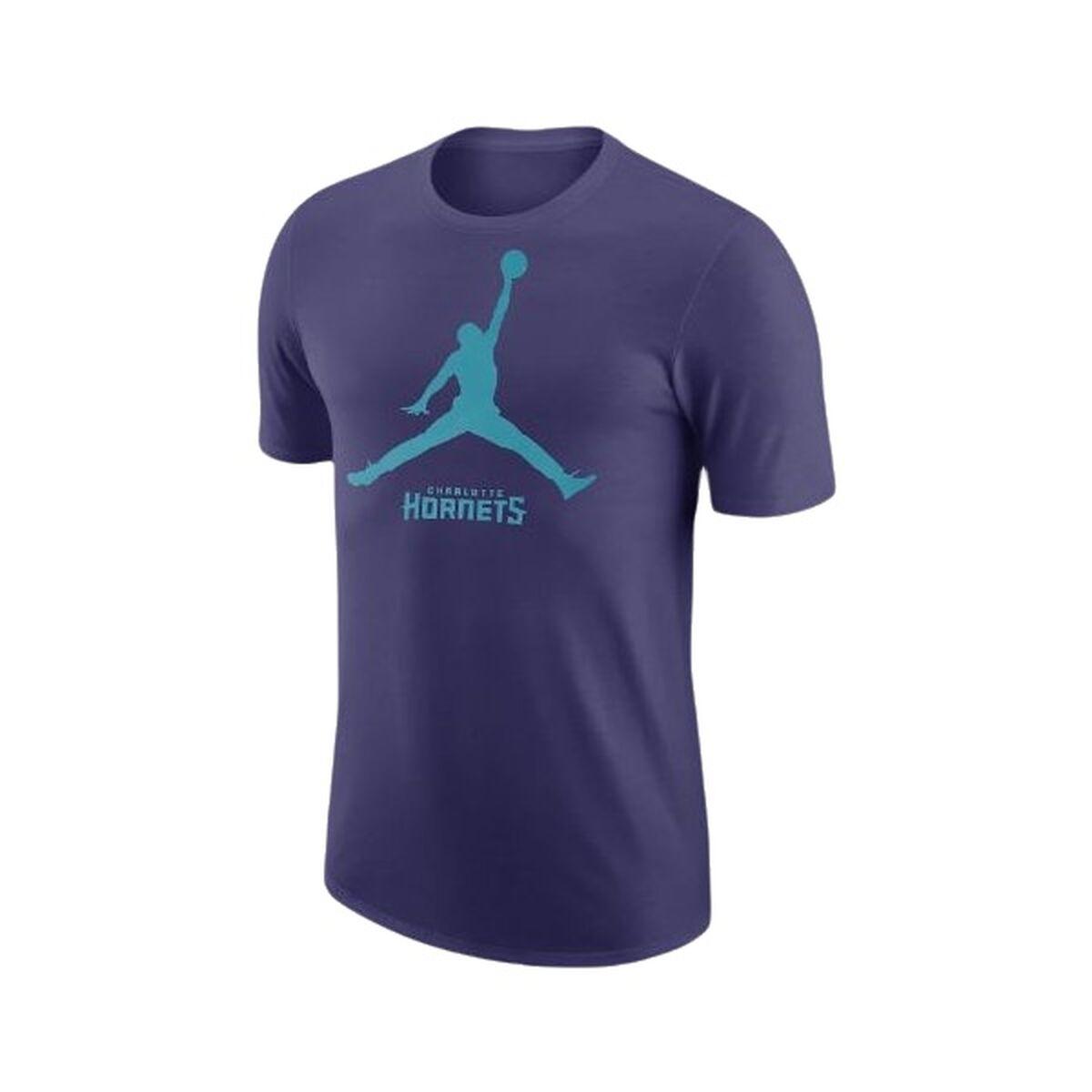 Kortærmet T-shirt til Mænd Nike NBA JDN SS TEE FD1459 566 Lilla M