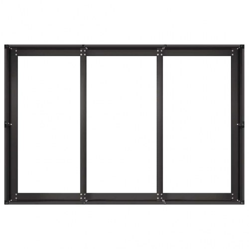 Plantekasse 120x80x40 cm stål sort