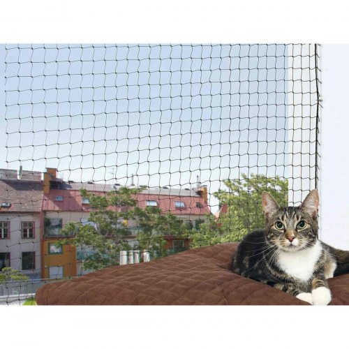 Kattesikkerhedsnet Trixie - sort 2 × 1,5 m