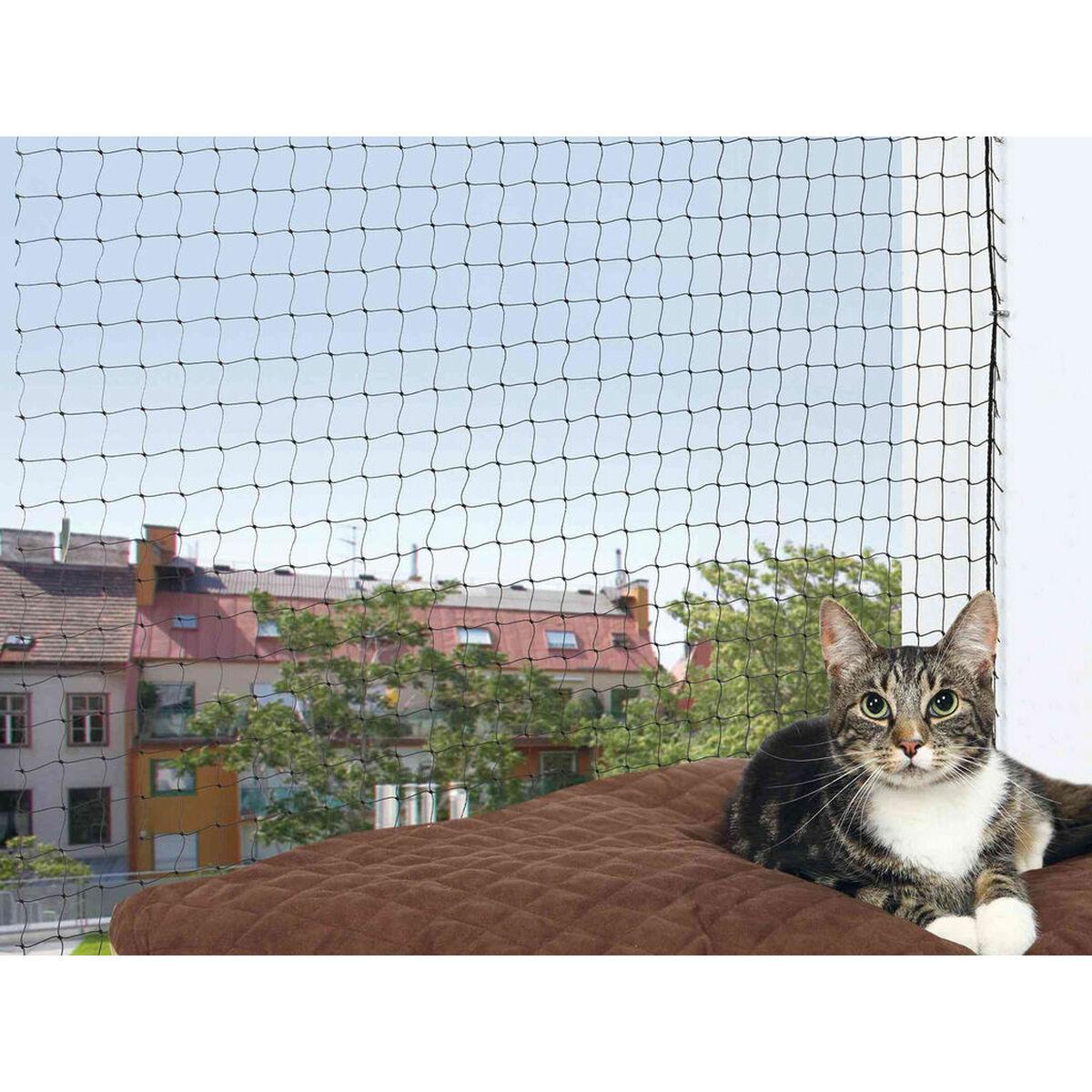 Kattesikkerhedsnet Trixie - sort 2 × 1,5 m