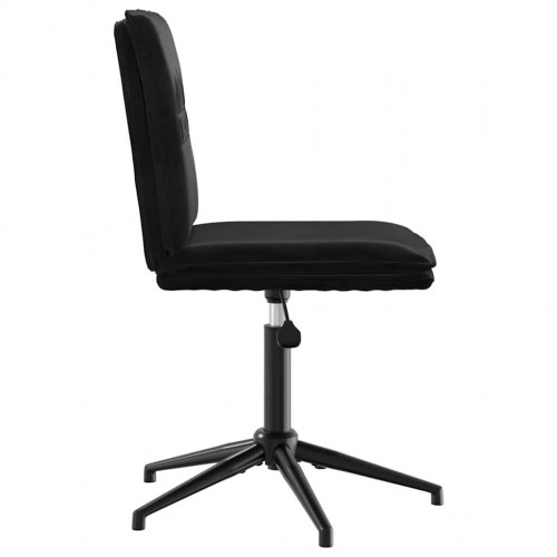 Spisebordsstole 4 stk. velour sort