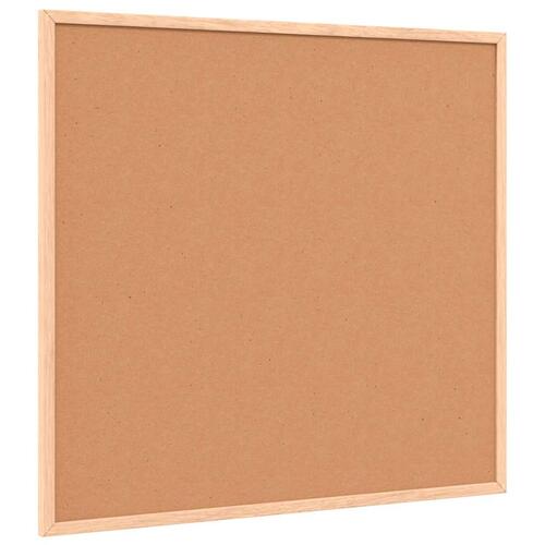 Magnetisk whiteboardtavle med ramme af massivt fyrretræ 60x55cm