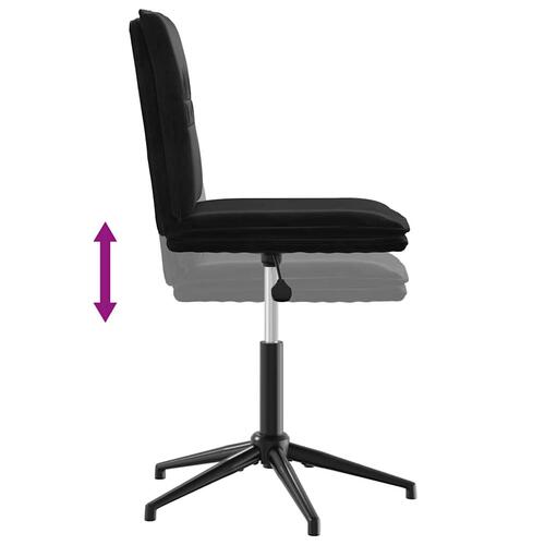 Spisebordsstol velour sort