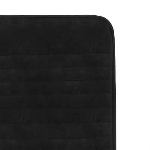Spisebordsstole 6 stk. velour sort