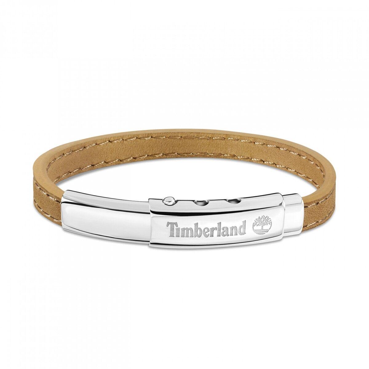 Timberland AMITY armbånd til mænd - læder og stål
