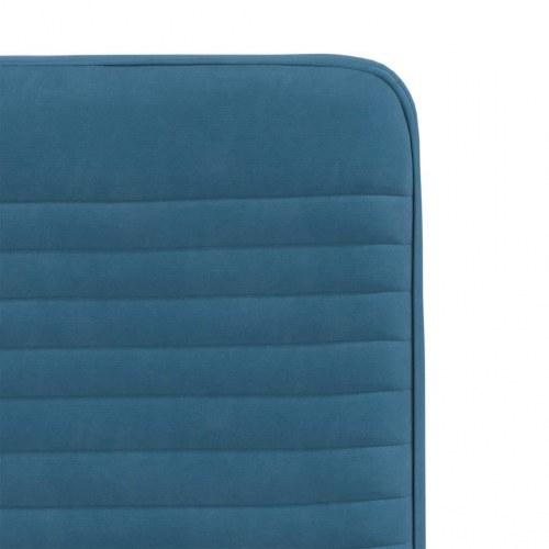 Spisebordsstole 4 stk. velour blå