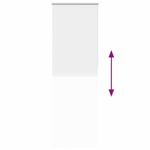 Rullegardin mørklægning 80x230 cm stofbredde 75,7 cm polyester