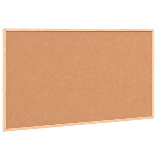 Magnetisk whiteboardtavle med ramme massivt fyrretræ 100x55 cm