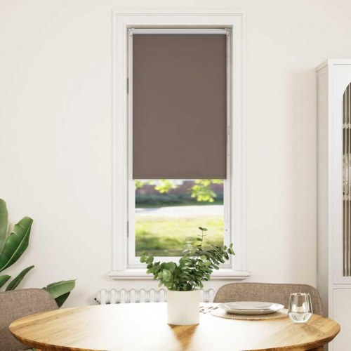 Mørklægnings-rullegardin 55×150 cm - kaffefarvet polyester