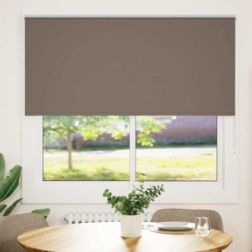 Mørklægningsrullegardin 150 × 150 cm - kaffefarvet, stofbredde 146,6 cm