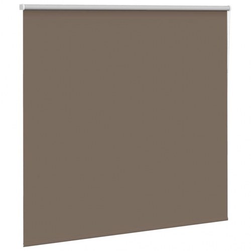 Mørklægningsrullegardin 150 × 150 cm - kaffefarvet, stofbredde 146,6 cm