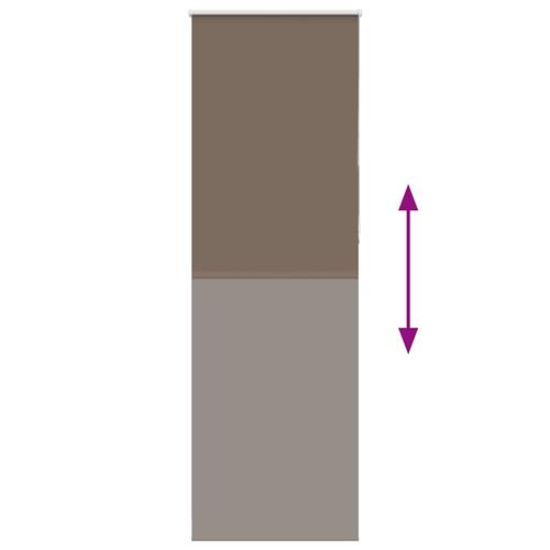 Rullegardin mørklægning 65x230 cm stofbredde 60,7 cm polyester