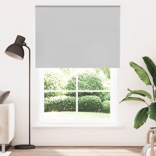 Mørklægningsrullegardin 150×230 cm - lysegrå, polyester