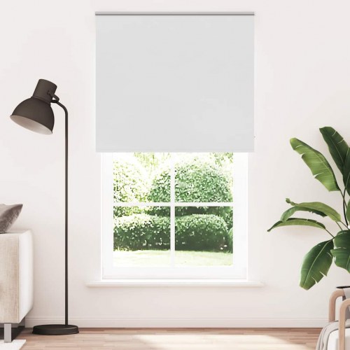 Mørklægningsrullegardin 120×230 cm - stofbredde 116,6 cm, hvid polyester