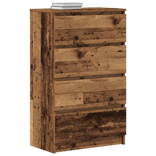Skænk 60×35×98,5 cm i konstrueret træ - gammelt træ-look