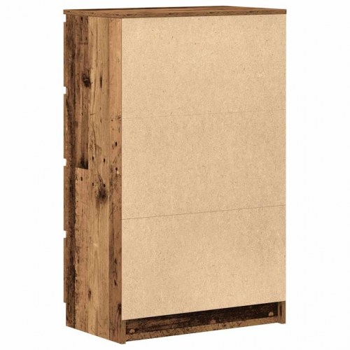 Skænk 60×35×98,5 cm i konstrueret træ - gammelt træ-look