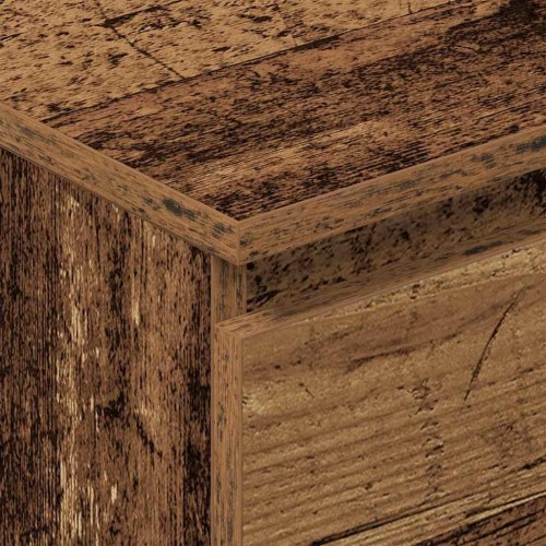 Skænk 60×35×98,5 cm i konstrueret træ - gammelt træ-look