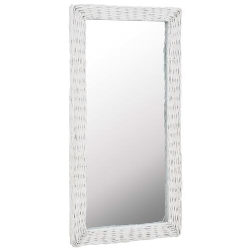 Spejl flet 50 x 100 cm hvid