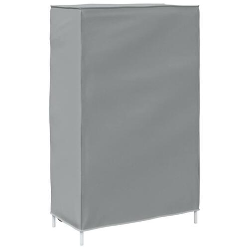 Skoskab 60,5x30x97 cm ikke-vævet stof grå