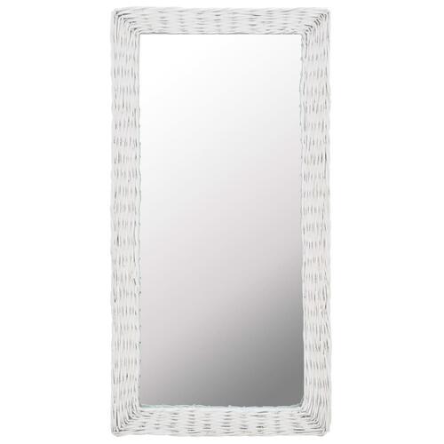 Spejl flet 50 x 100 cm hvid