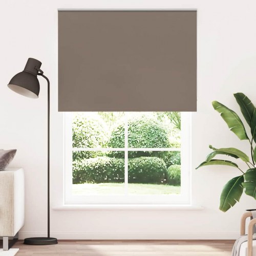 Mørklægningsrullegardin 150×230 cm - kaffefarvet, polyester