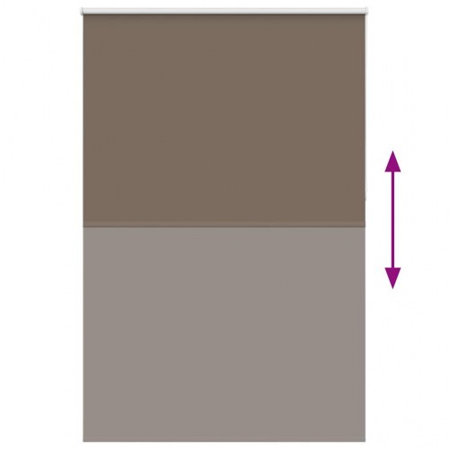 Mørklægningsrullegardin 150×230 cm - kaffefarvet, polyester