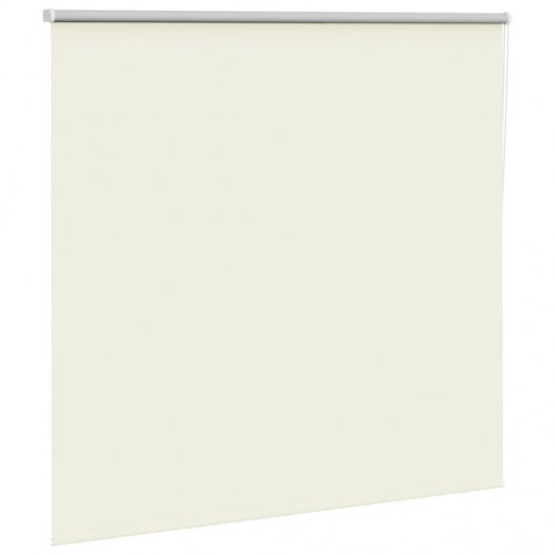 Rullegardin mørklægning 150×150 cm - råhvid, polyester