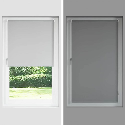 Rullegardin mørklægning 75x210 cm stofbredde 70,7 cm polyester