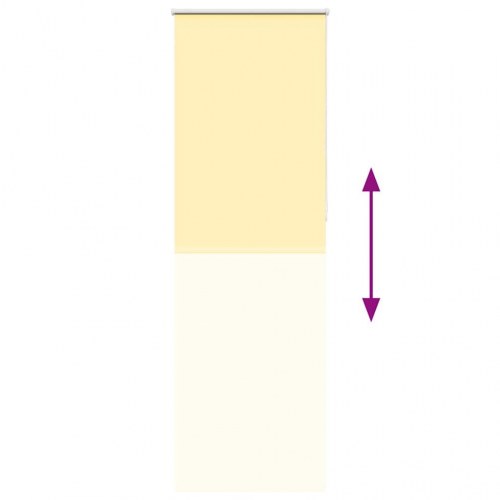 Rullegardin mørklægning 75x210 cm stofbredde 70,7 cm polyester