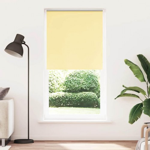 Rullegardin mørklægning 115×210 cm - gul, polyester