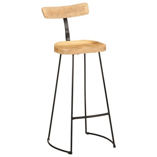 Barstole 2 stk. 49x43x103 cm massivt mangotræ