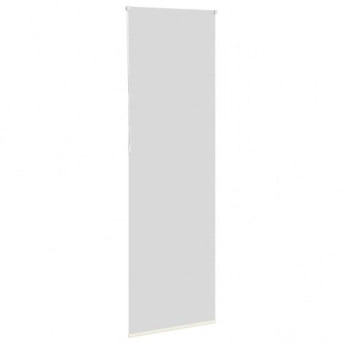 Mørklægningsrullegardin 75×210 cm - stofbredde 70,7 cm, råhvid polyester