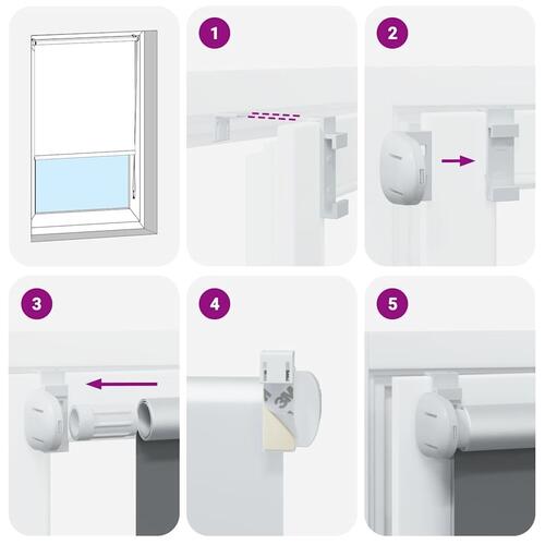 Rullegardin mørklægning 65x150 cm stofbredde 60,7 cm polyester