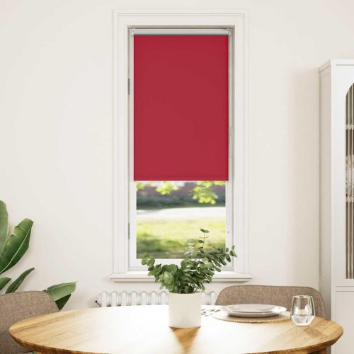 Mørklægningsrullegardin 40×175 cm - rød, polyester