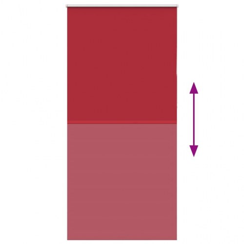 Rullegardin mørklægning 100×230 cm - rød, stofbredde 95,7 cm, polyester