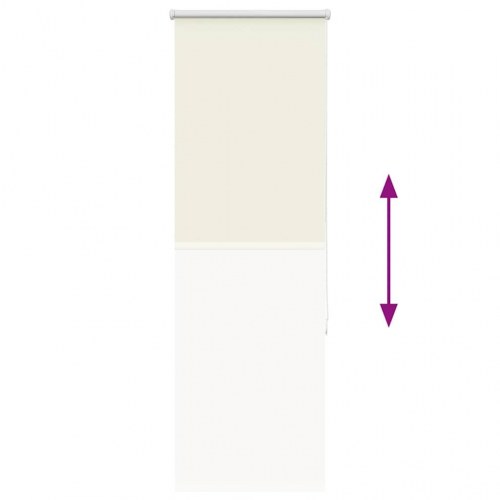 Mørklægningsrullegardin 40 x 175 cm - råhvid
