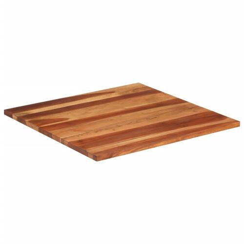 Bordplade 25-27 mm 80x80 cm massivt akacietræ
