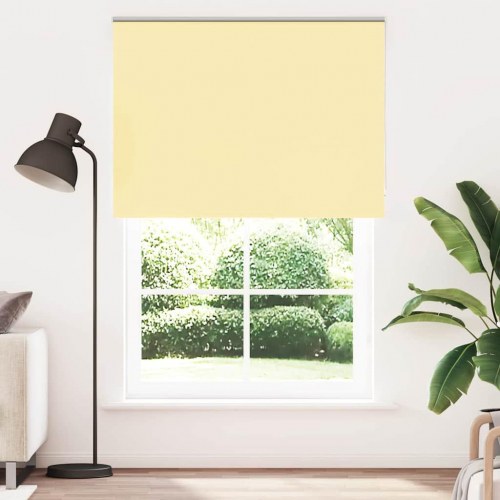 Mørklægningsrullegardin 150×210 cm - gul, stofbredde 146,6 cm