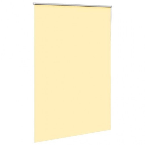 Mørklægningsrullegardin 150×210 cm - gul, stofbredde 146,6 cm