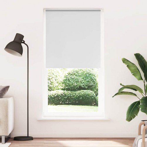 Mørklægningsrullegardin 115×210 cm - hvid, polyester (stofbredde 110,7 cm)