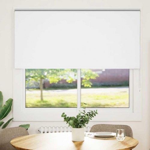 Mørklægningsrullegardin 150×175 cm - hvid, stofbredde 146,6 cm