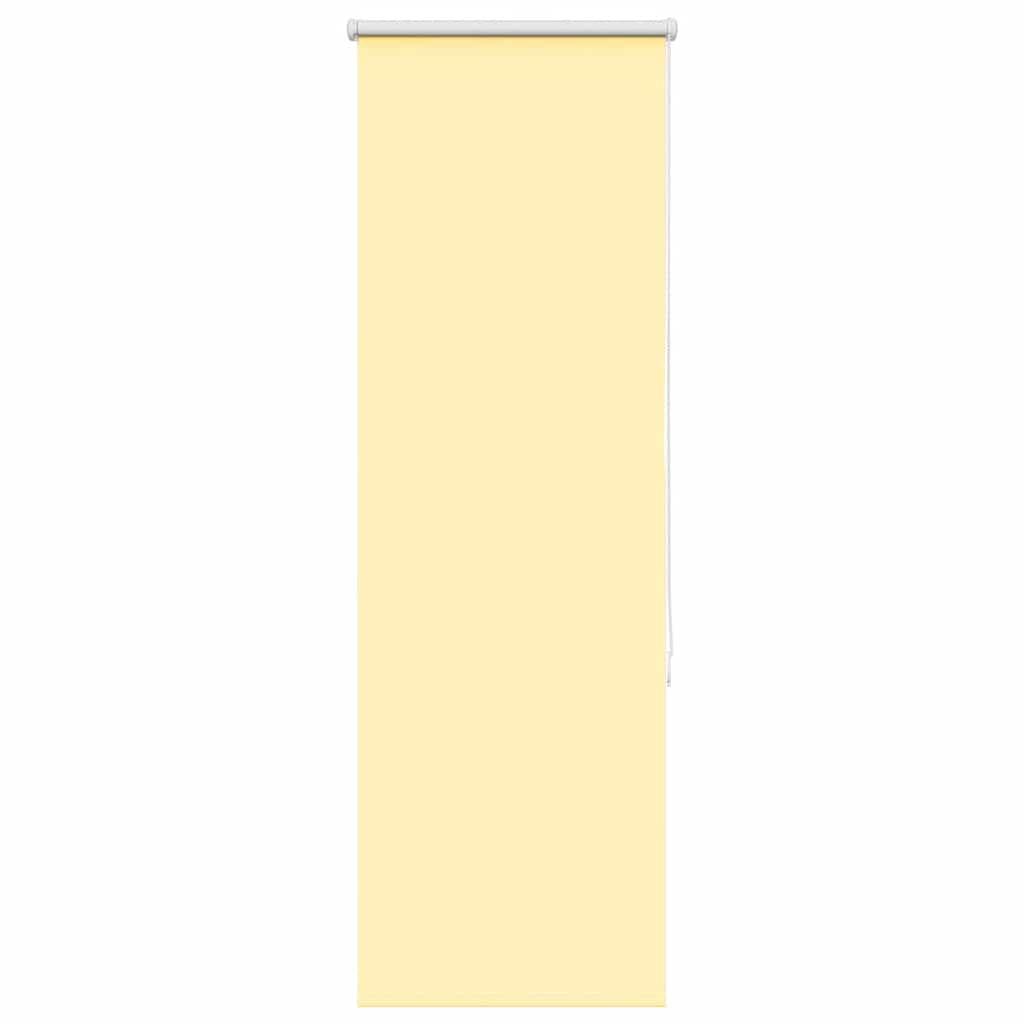 Mørklægnings-rullegardin 55×175 cm - gul polyester, stofbredde 50,7 cm