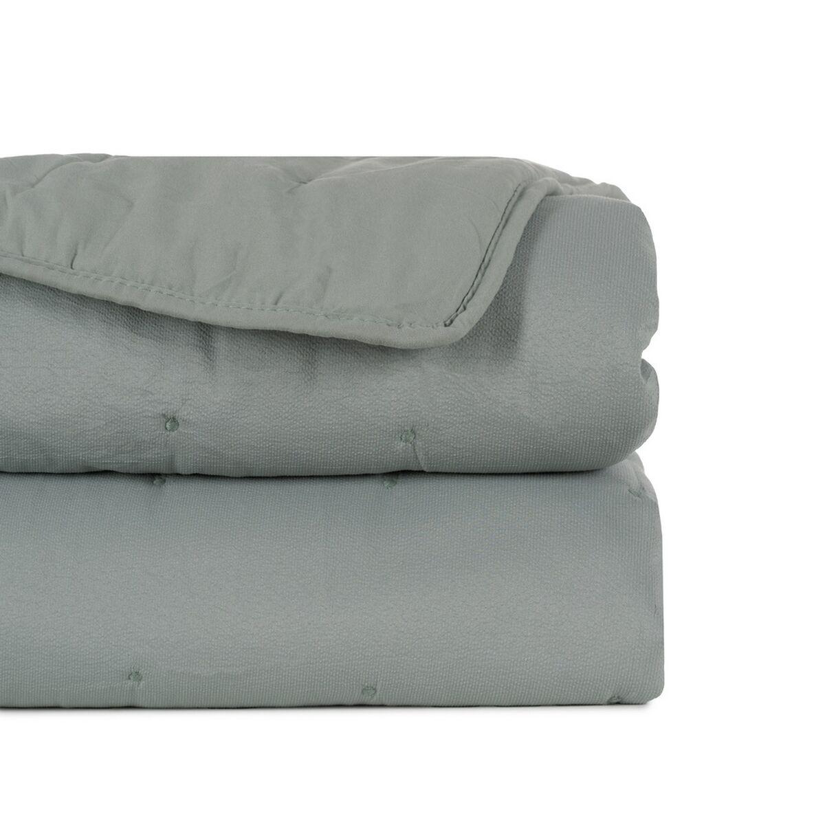 Sengetæppe (vattæppe) Grøn 230 x 280 x 1 cm
