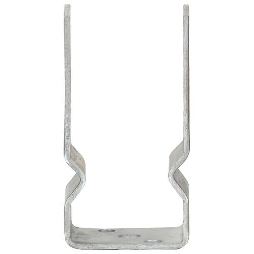 Jordankre 12 stk. 7x6x15 cm galvaniseret stål sølvfarvet
