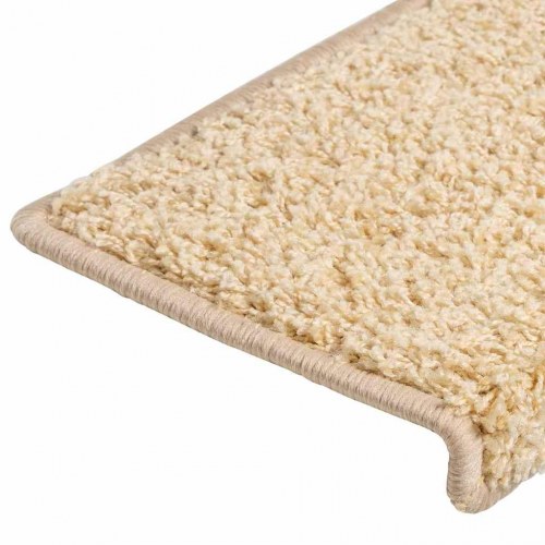 Trappemåtter 30 stk. 65 x 21 x 4 cm - creme