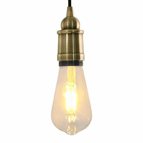 Lampeholdere 2 stk bronze E27