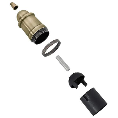 Lampeholdere 2 stk bronze E27